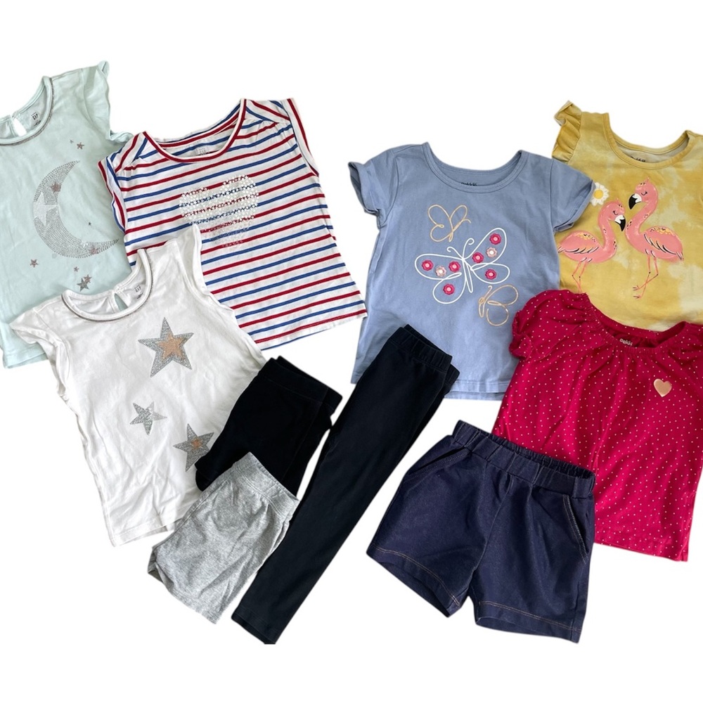 Mixed Girls size 4 Summer 10 piece lot.